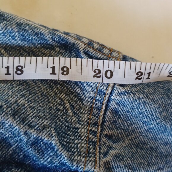 Vintage 80s Levis Denim Blue Jean Trucker Jacket 70506-0217 Size 46 Made in USA - Picture 15 of 16